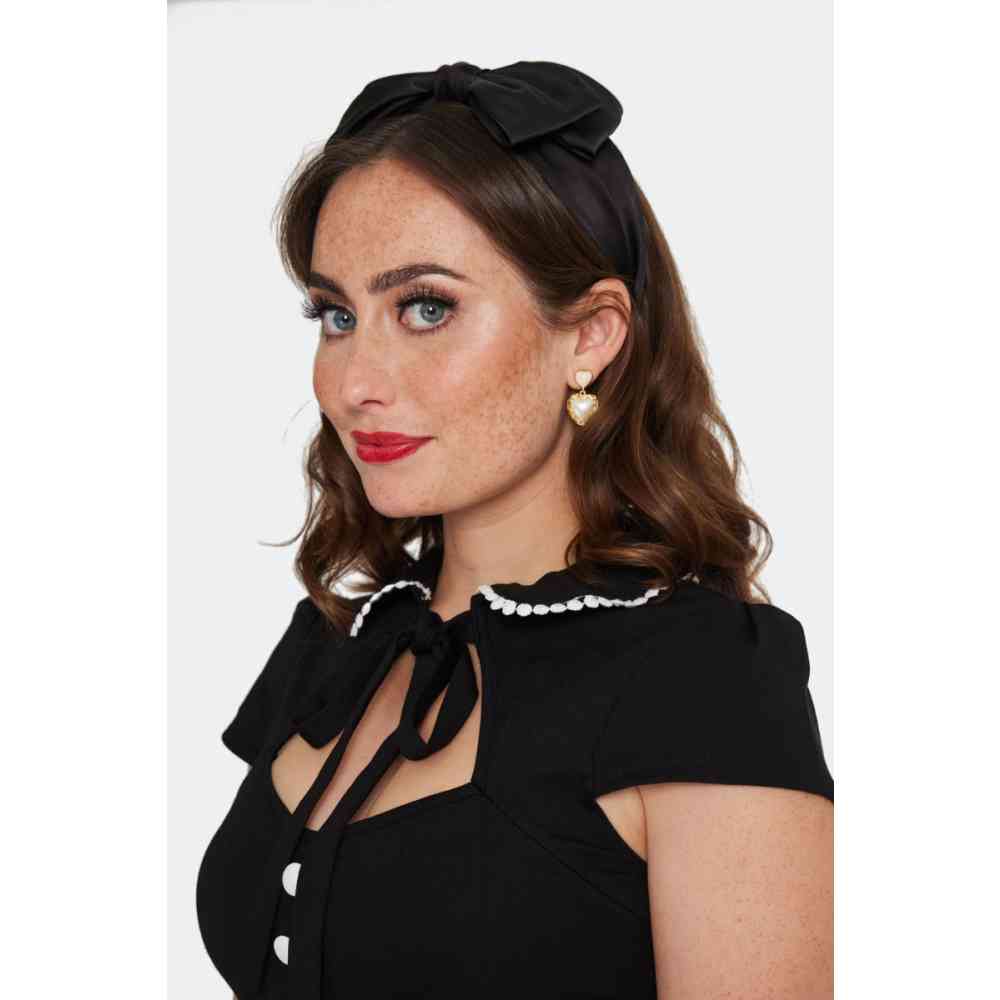 Voodoo Vixen - Bow Bandeau - Noir